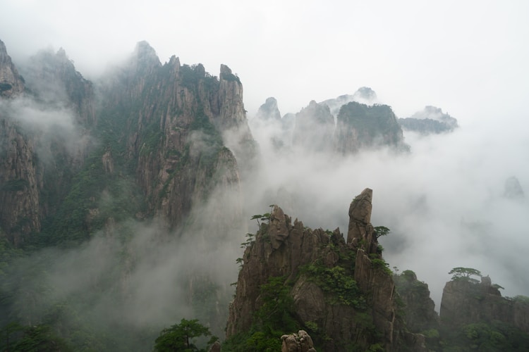 黄山旅游必去十大景点,黄山旅游地图景点地图全图插图
